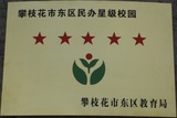 2013年度荣获“五星级民办校园”称号